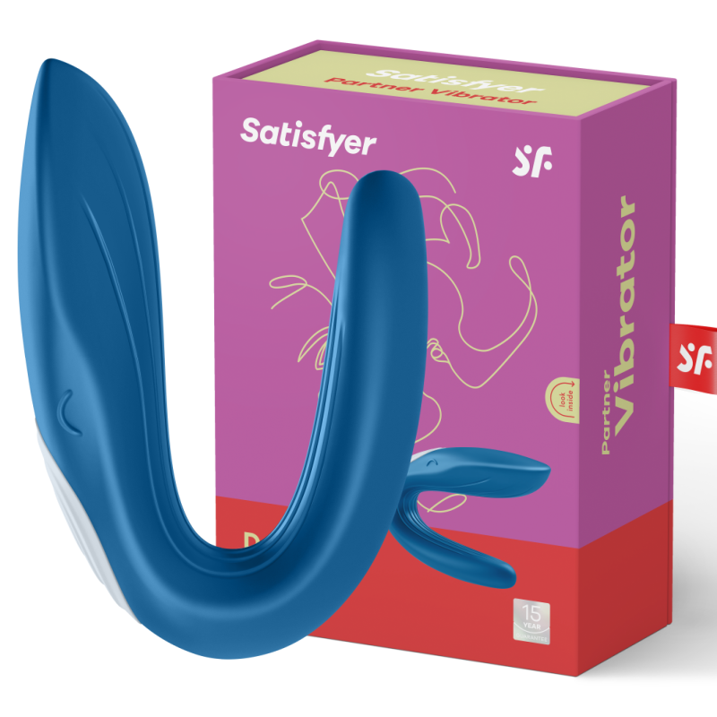 SATISFYER - PARTNER TOY WHALE VIBRATOR STIMOLANTE ENTRAMBI I PARTNER EDIZIONE 2020 - immagine 2