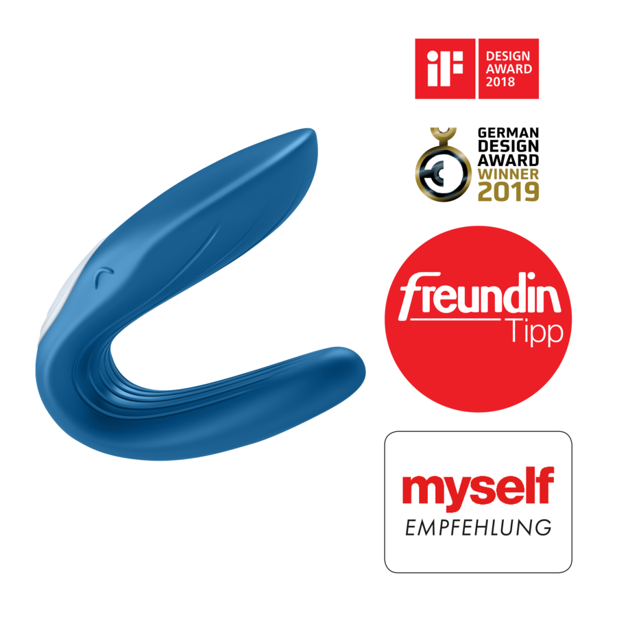 SATISFYER - PARTNER TOY WHALE VIBRATOR STIMOLANTE ENTRAMBI I PARTNER EDIZIONE 2020 - immagine 3