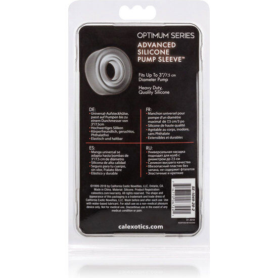 CALEXOTICS - MANICOTTO POMPA IN SILICONE ADV NERO - immagine 3