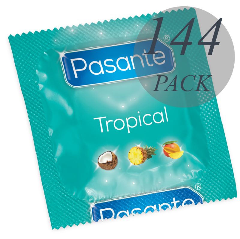 PASANTE - PRESERVATIVI SAPORI TROPICALI 144 UNIT - immagine 2