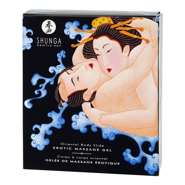 SHUNGA - GEL DA MASSAGGIO EROTICO CORPO A CORPO ORIENTALE AI FRUTTA ESOTICI - immagine 2