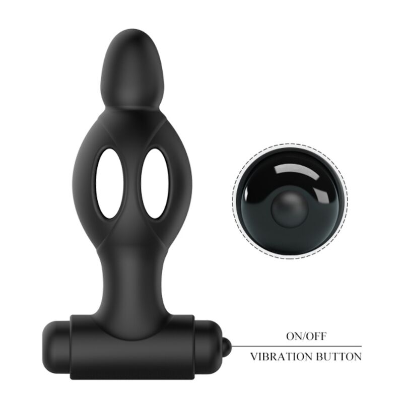 MR PLAY - PLUG ANALE IN SILICONE CON VIBRAZIONE - immagine 4