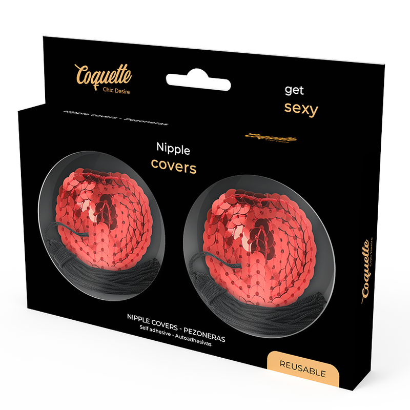 COQUETTE CHIC DESIRE - COPRI CAPEZZOLO ROSSO - immagine 4