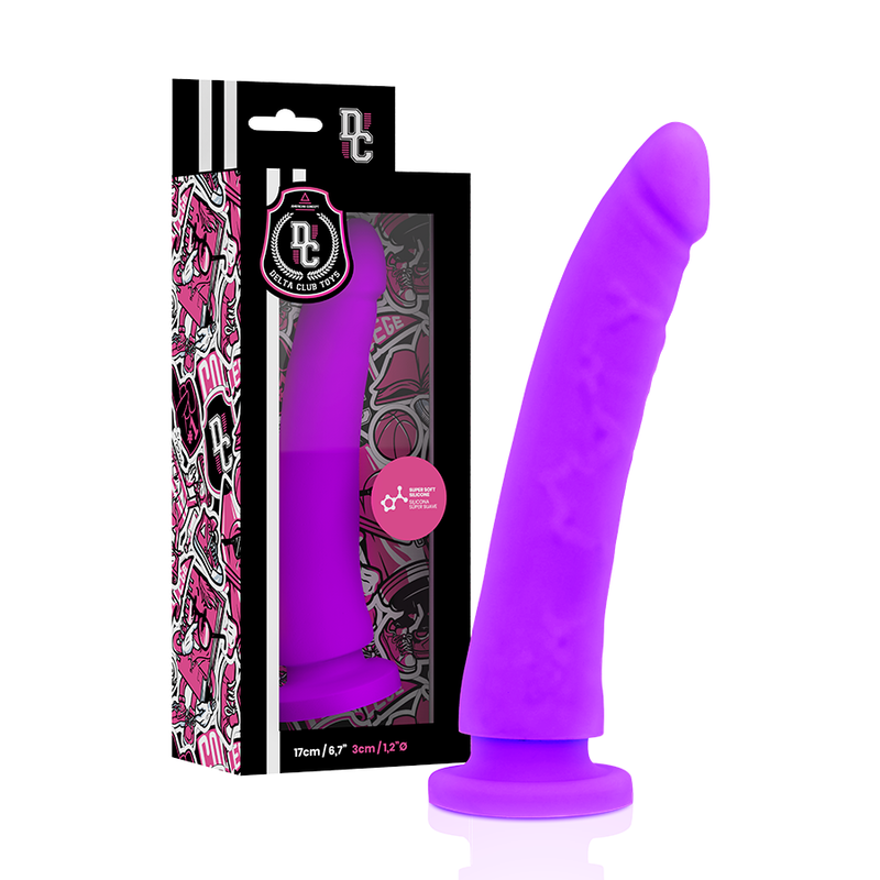 DELTA CLUB - TOYS IMBRACATURA + DONG SILICONE VIOLA 17 CM -O- 3 CM - immagine 3