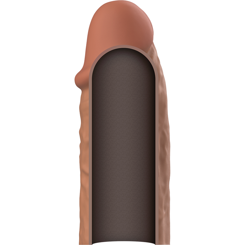 VIRILXL - ESTENSIONE DEL PENE IN SILICONE LIQUIDO V3 MARRONE - immagine 5