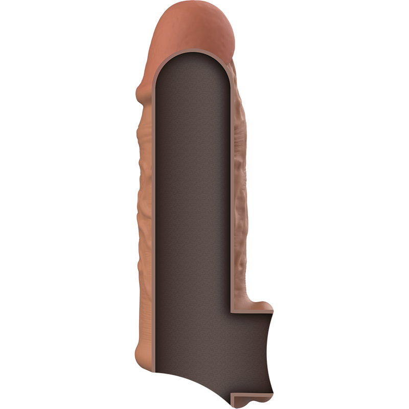 VIRILXL - ESTENSIONE DEL PENE IN SILICONE LIQUIDO V7 MARRONE - immagine 4