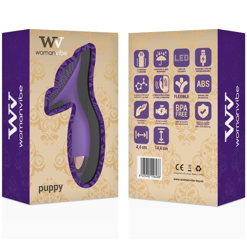 WOMANVIBE - STIMOLATORE PER CUCCIOLI IN SILICONE RICARICABILE - immagine 2