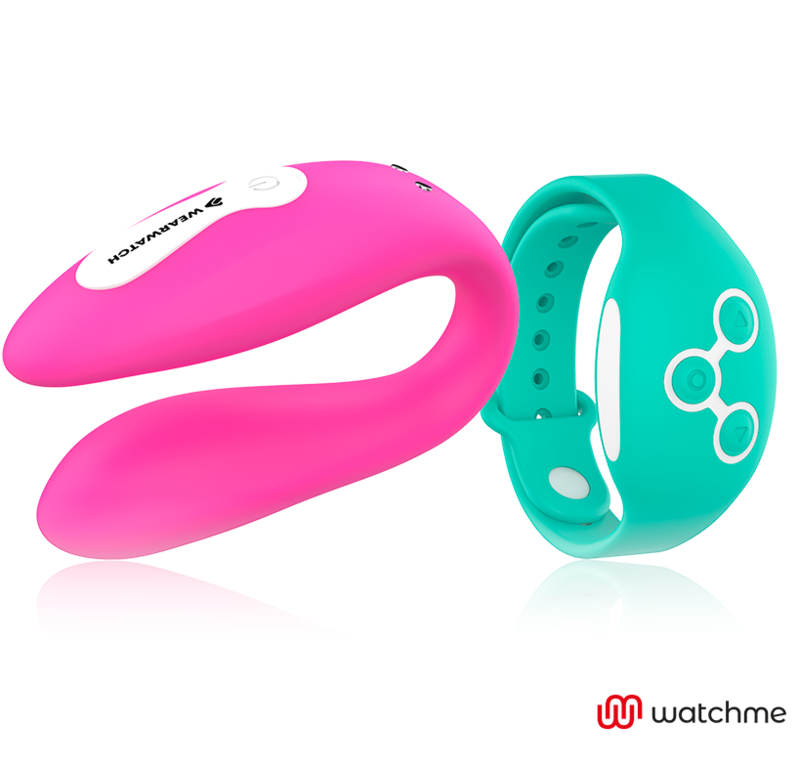WEARWATCH - VIBRATORE WATCHME A DOPPIA TECNOLOGIA FUCSIA / ACQUA DI MARE - immagine 2