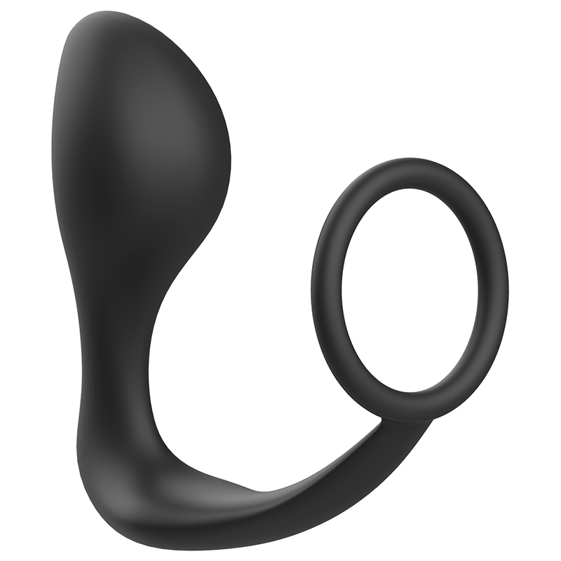 ADDICTED TOYS - PLUG ANALE CON ANELLO IN SILICONE NERO - immagine 2